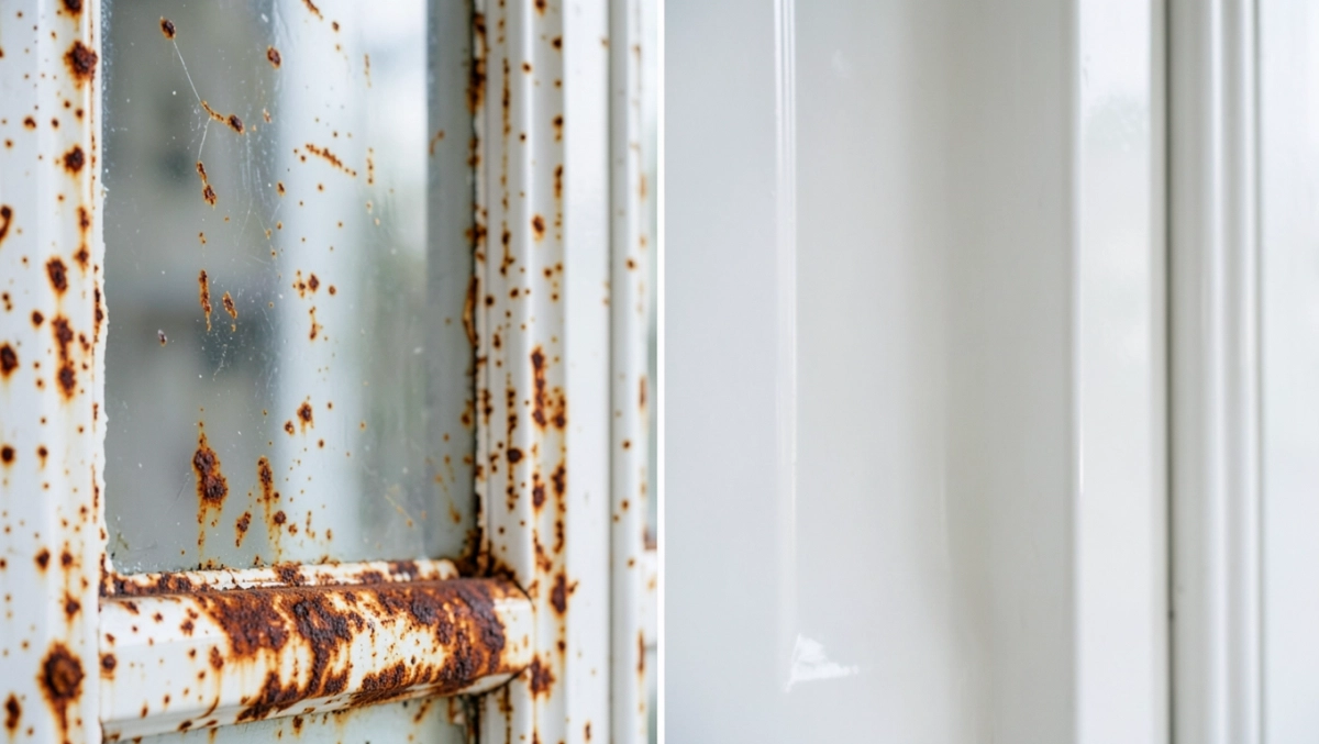 Biała farba do futryn metalowych