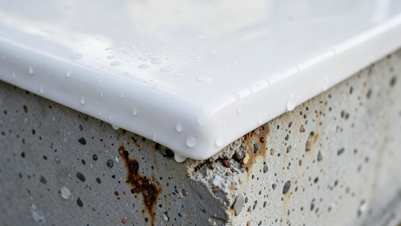 Biała farba do metalu i betonu