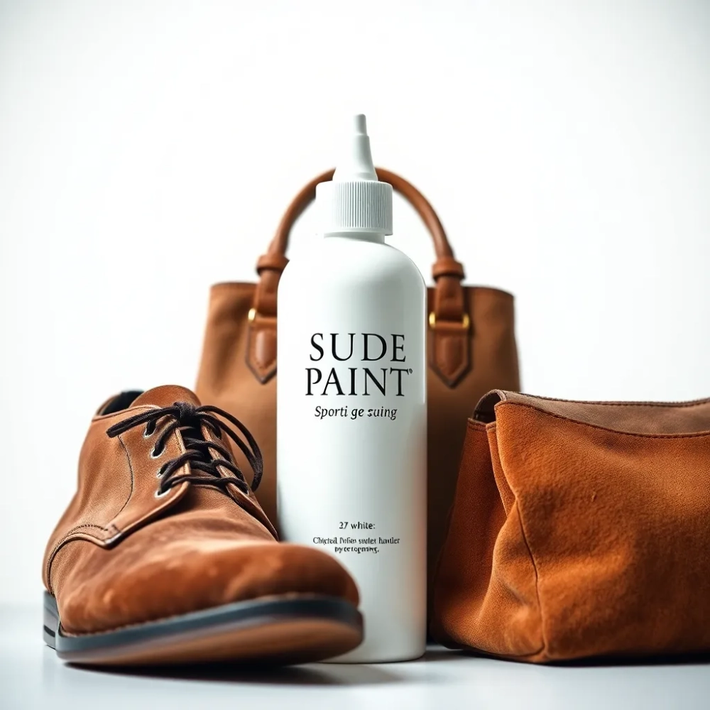 Biała farba do zamszu