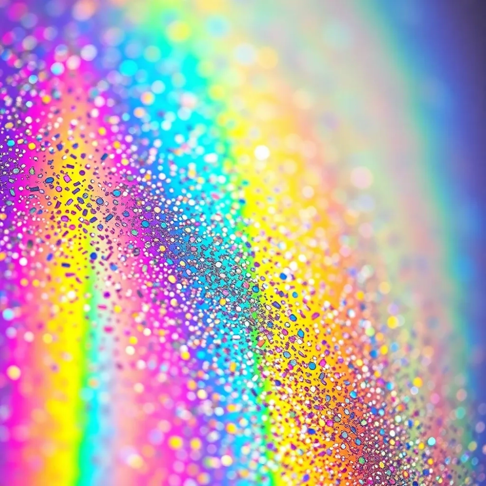 Brokat Holograficzny do farb