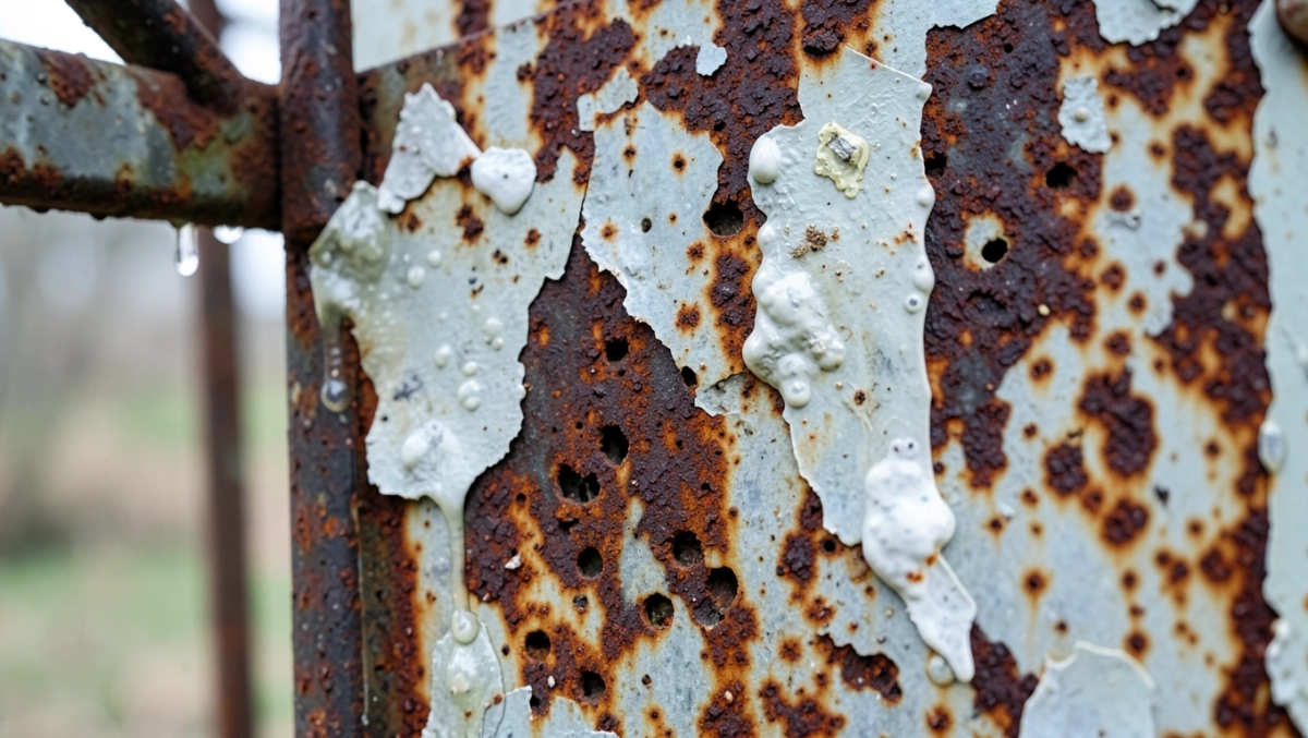 Chemiczne usuwanie farby z metalu