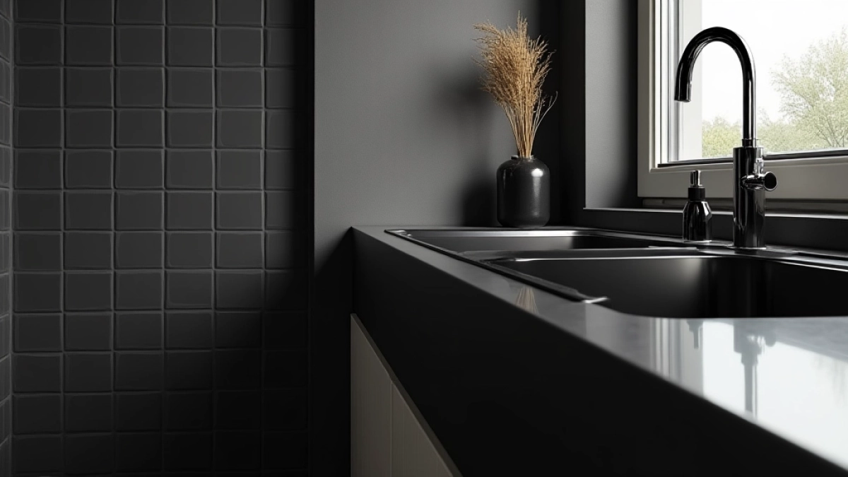 czarna farba ceramiczna