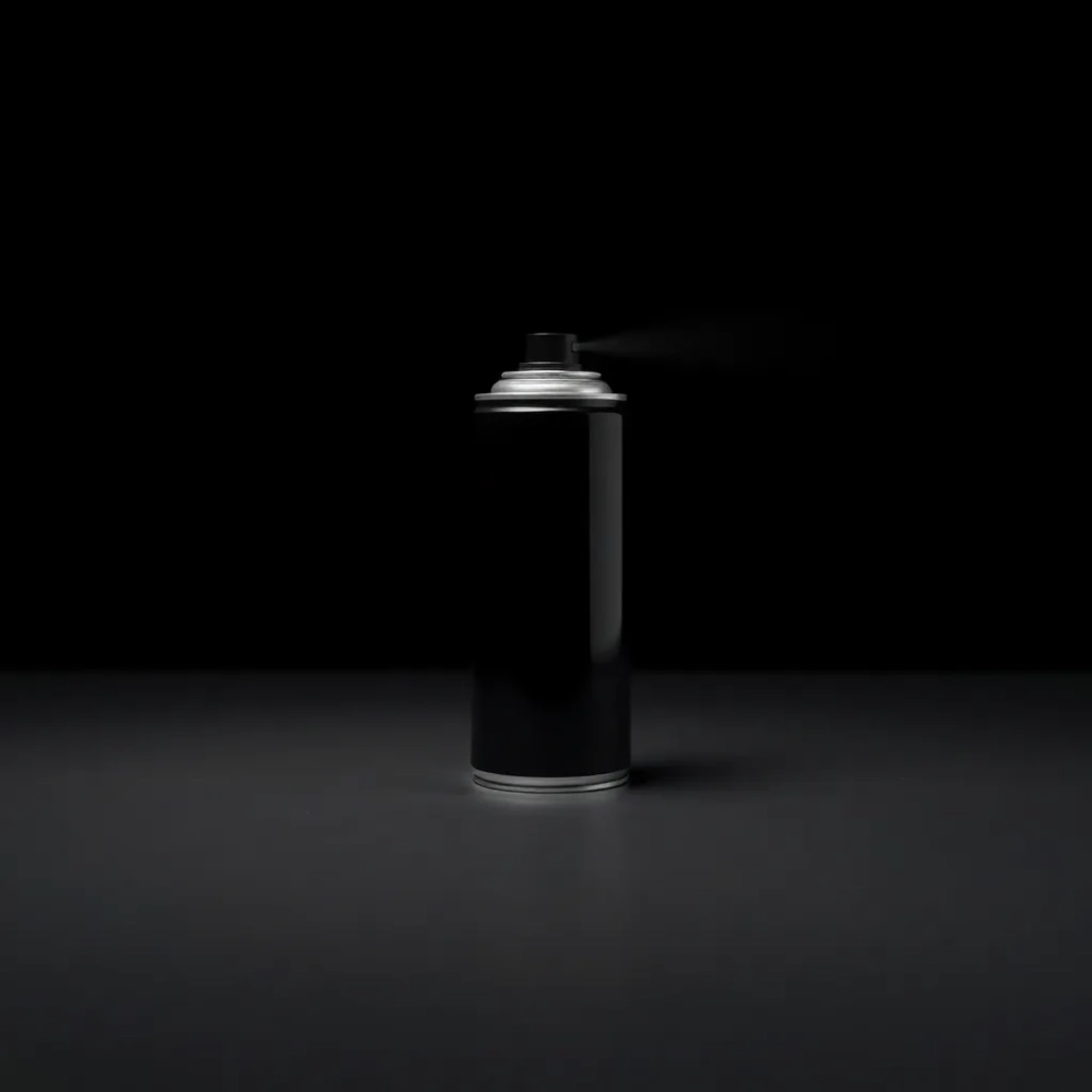 Czarny lakier samochodowy w sprayu