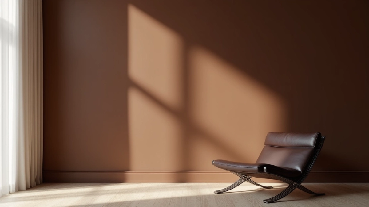 Czekoladowy brąz farba do ścian