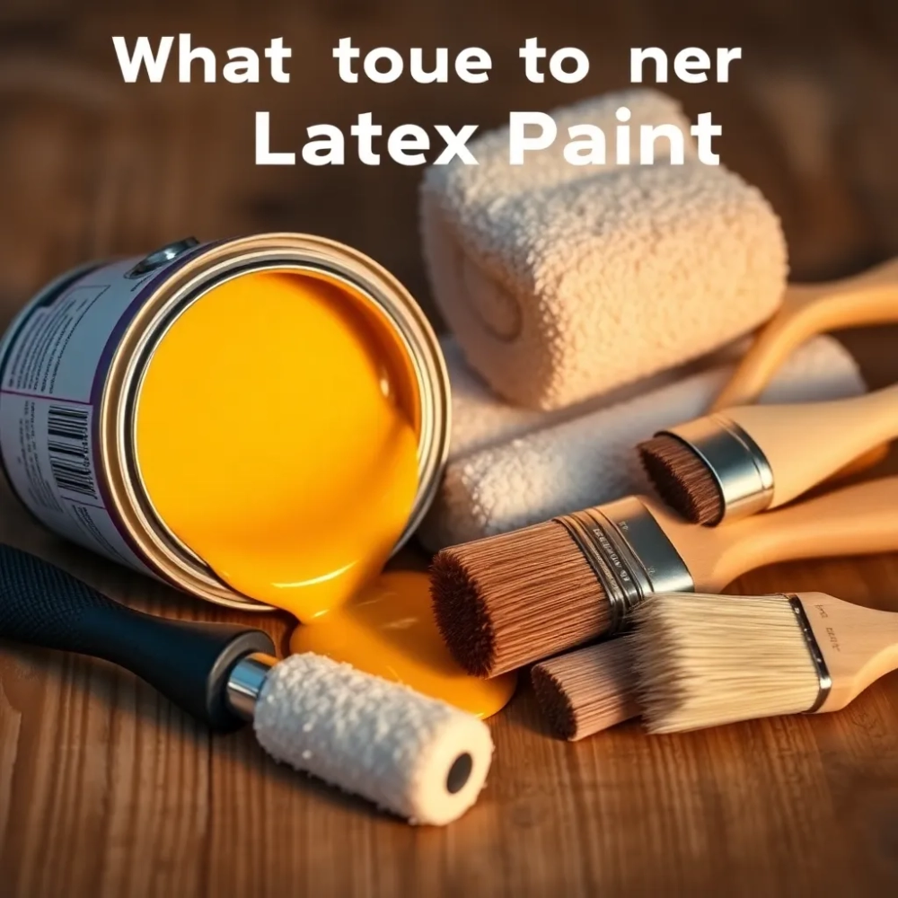 Czym malować farbę lateksową
