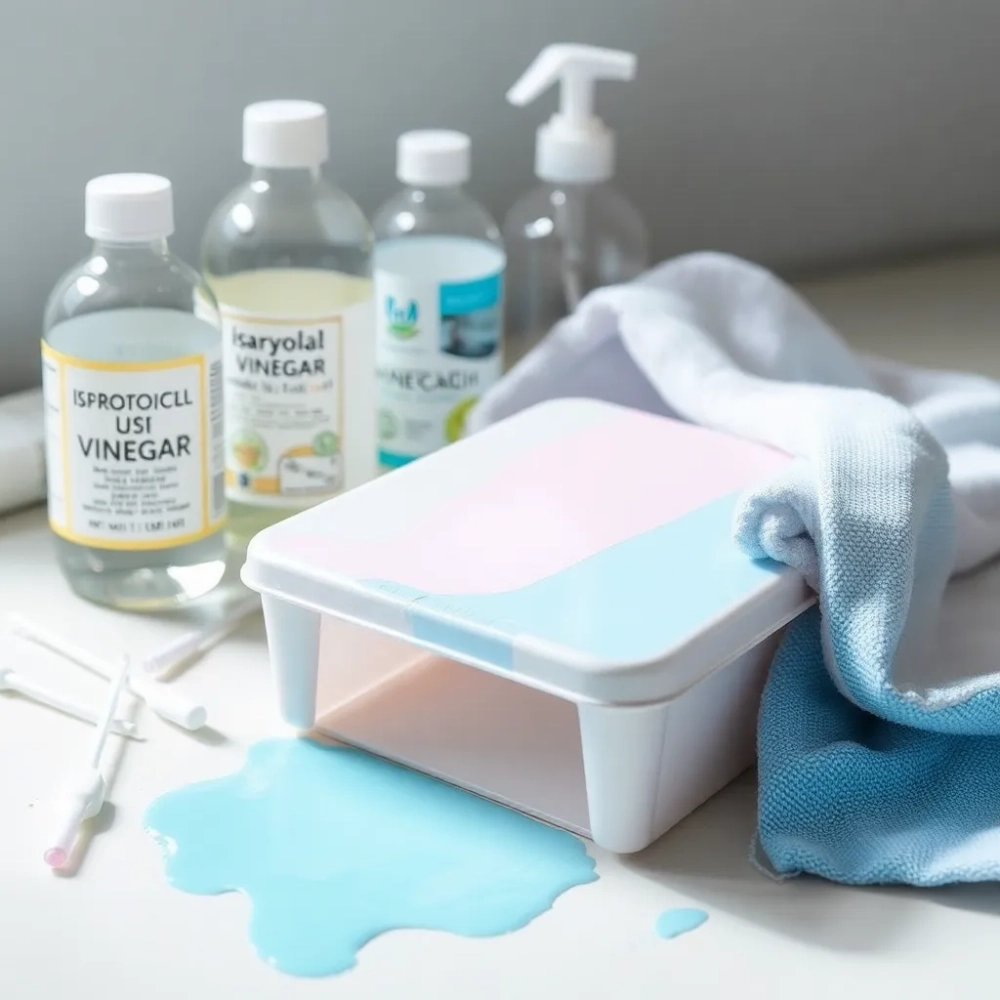 Czym zmyć farbę akrylową z plastiku