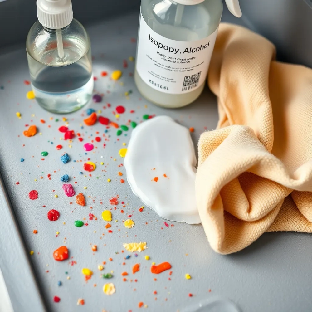 Czym zmyć farbę lateksową z plastiku