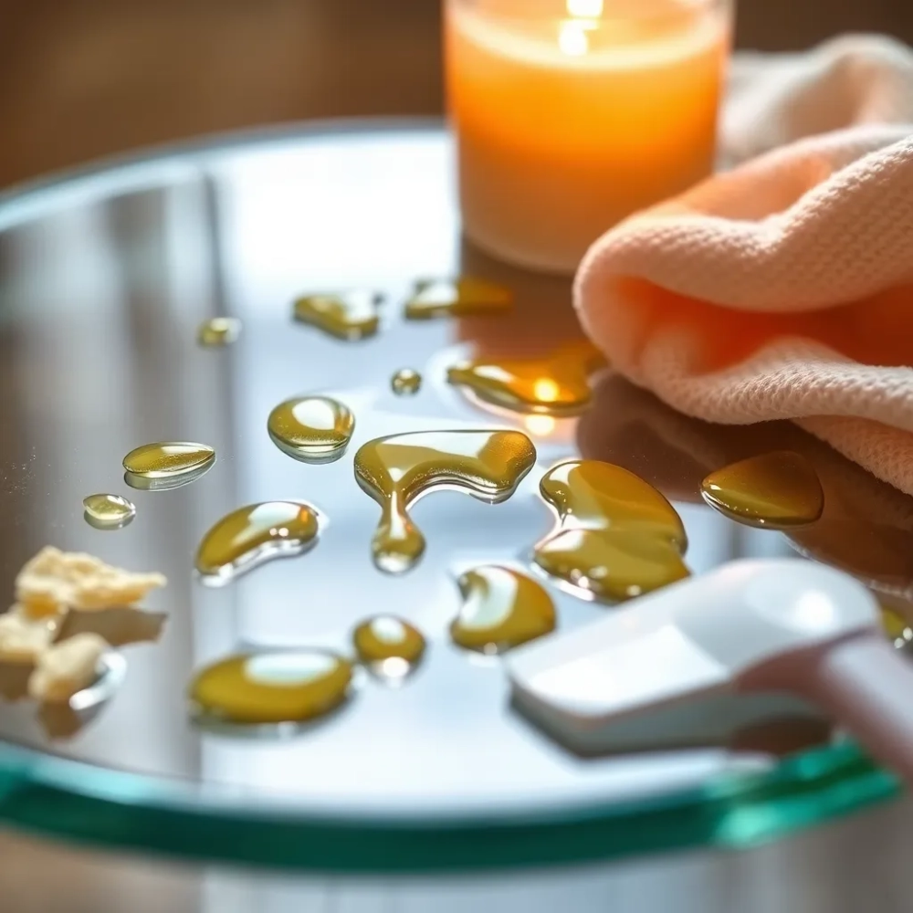 Czym zmyć wosk ze szkła