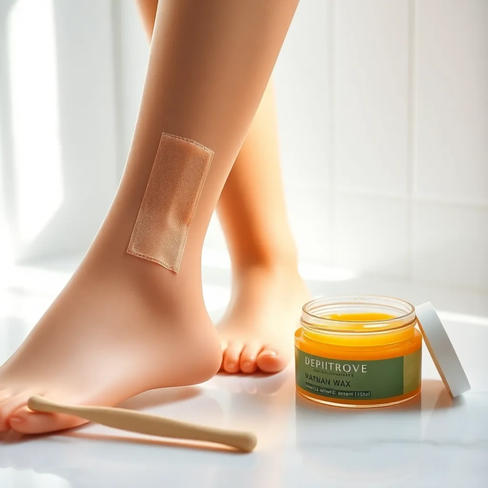 Depilacja nóg woskiem w domu