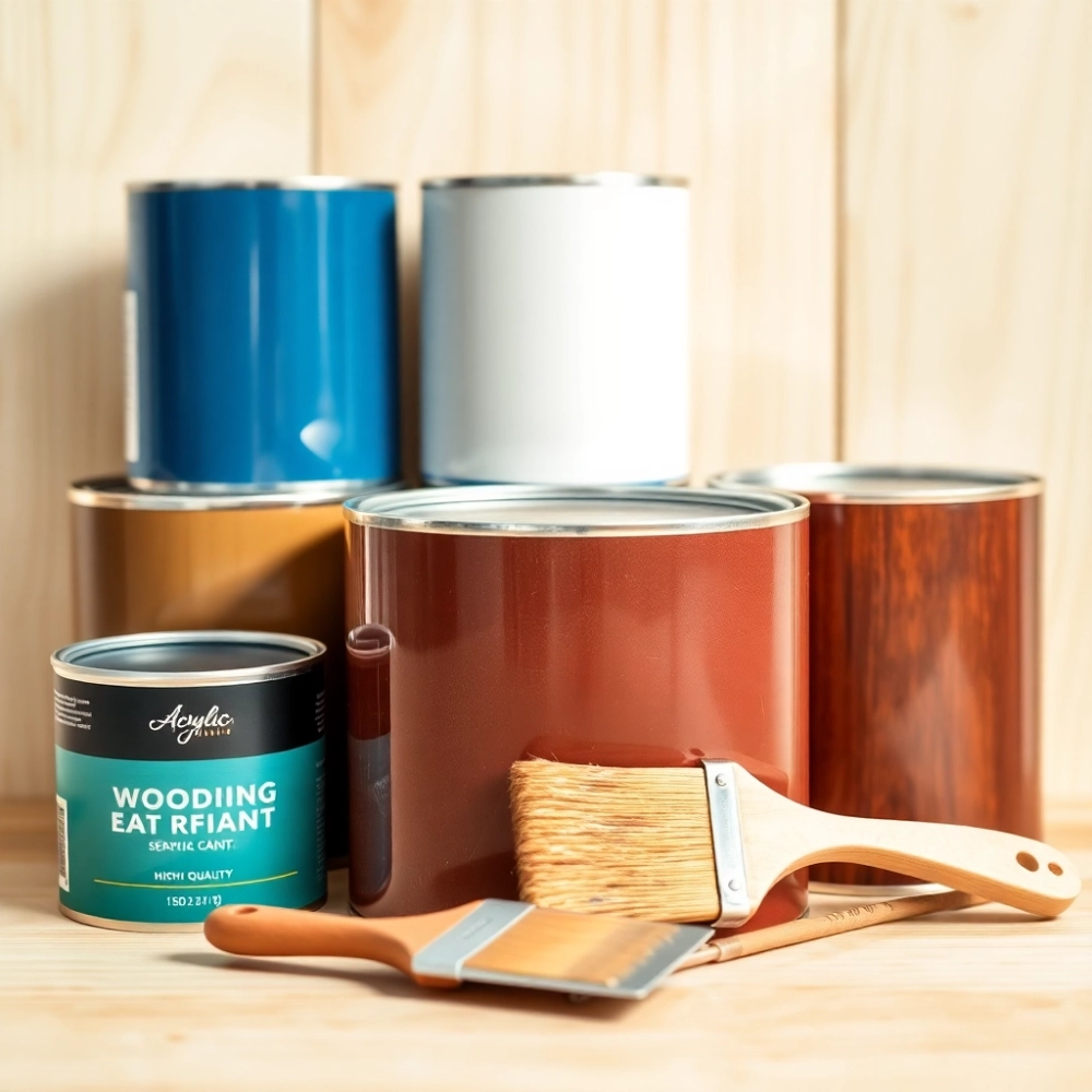 Farba akrylowa do drewna do wewnątrz