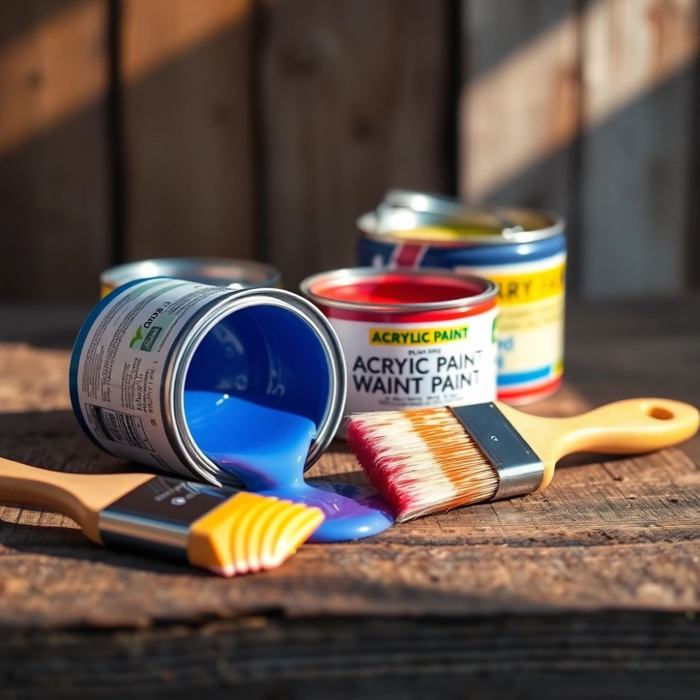 Farba akrylowa do drewna i metalu