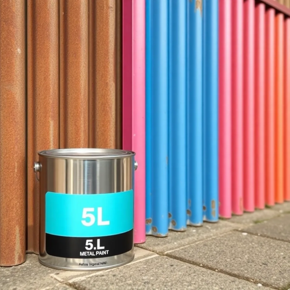 Farba chlorokauczukowa do metalu 5L