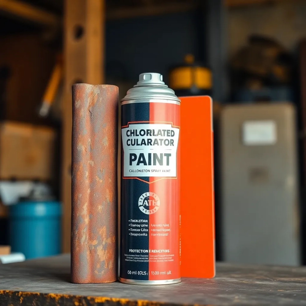 Farba chlorokauczukowa do metalu w sprayu