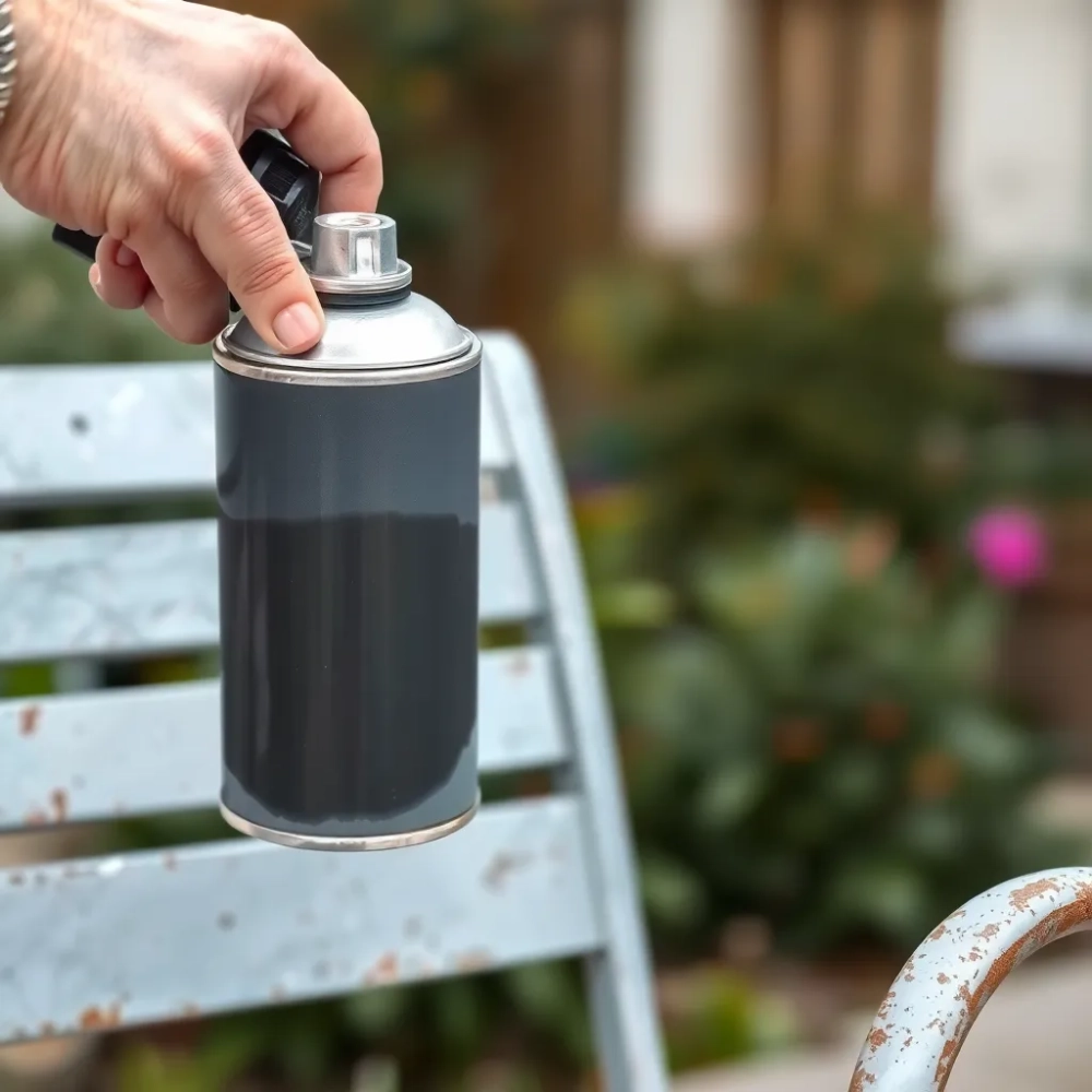 Farba do metalu antracyt spray