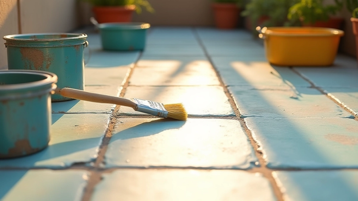 Farba do płytek na zewnątrz