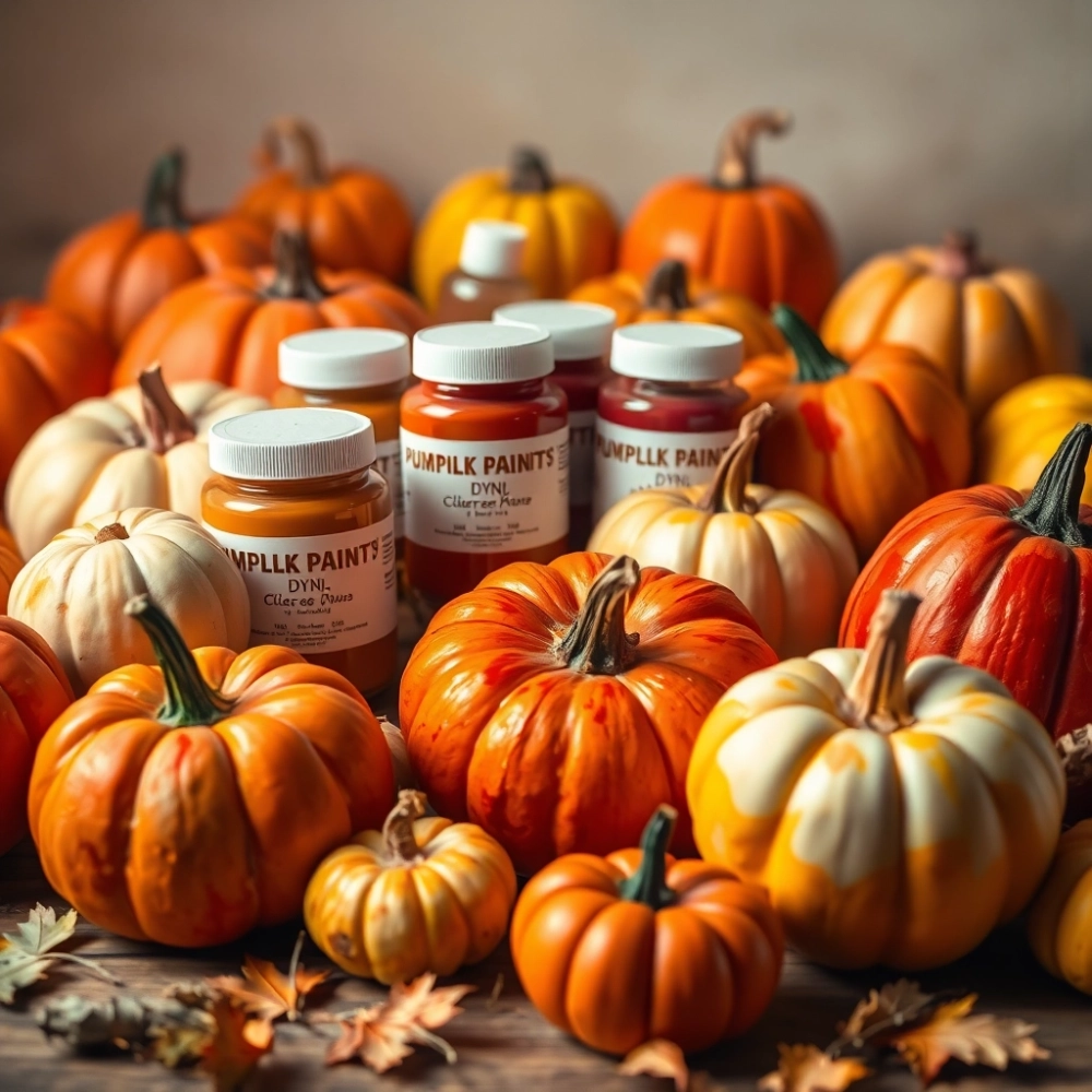 Farby do malowania dyni