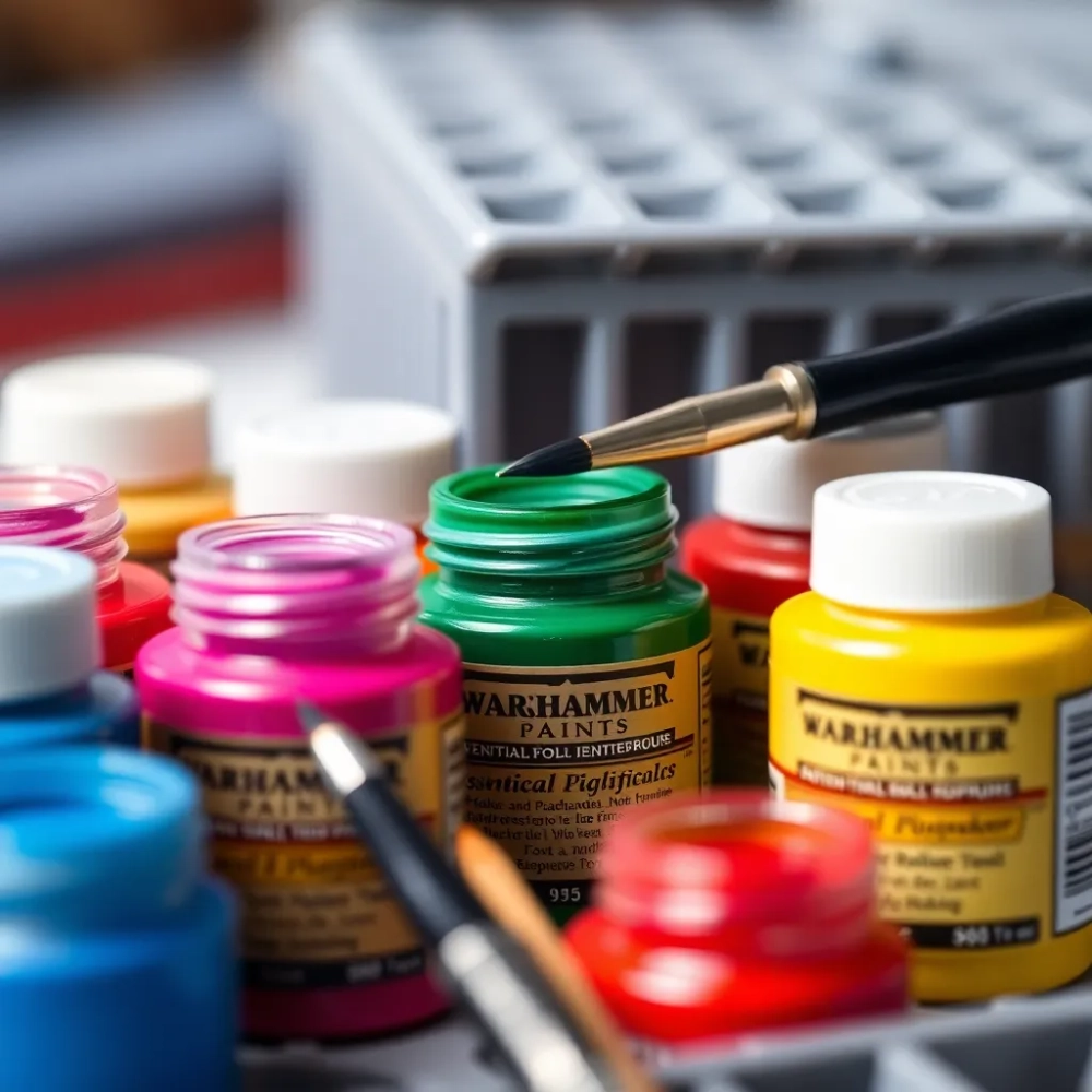 Farby do malowania figurek Warhammer