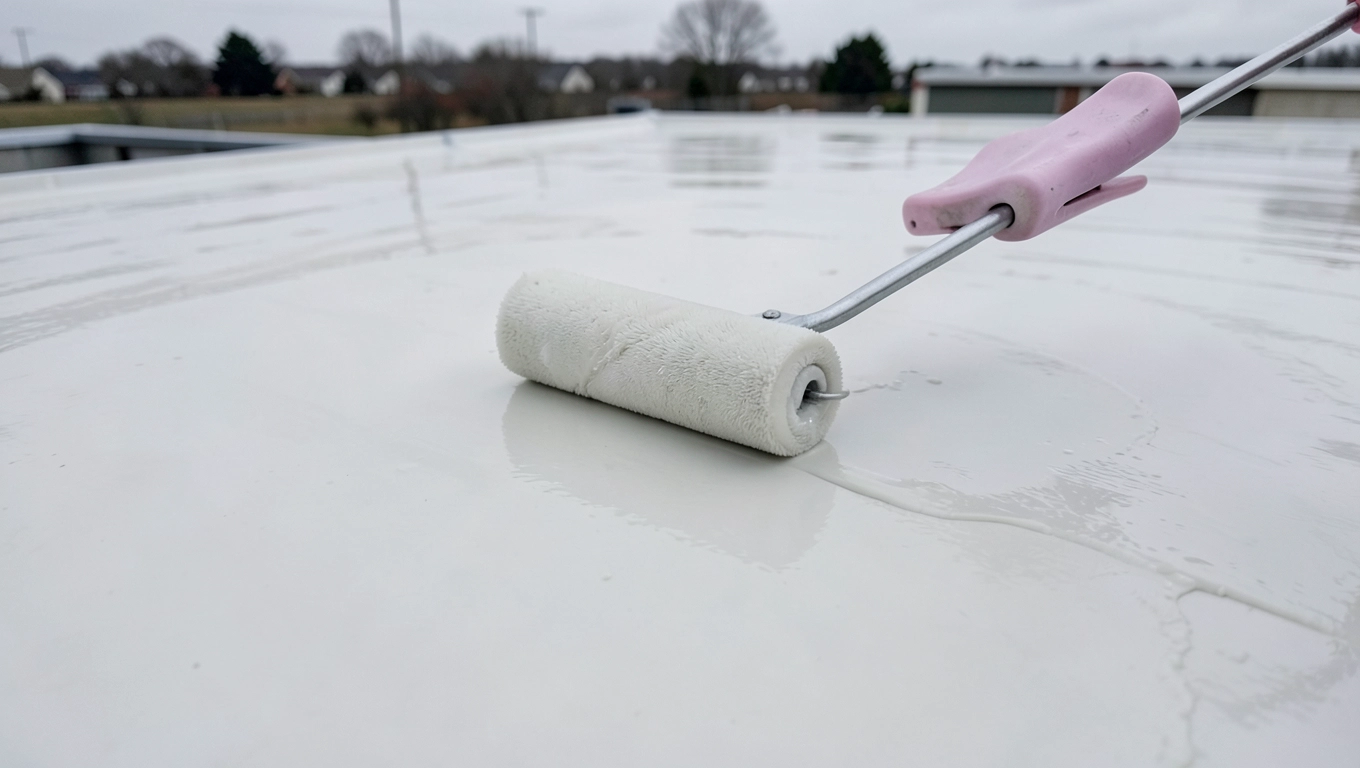 Hydroizolacja dachu folią w płynie kroki