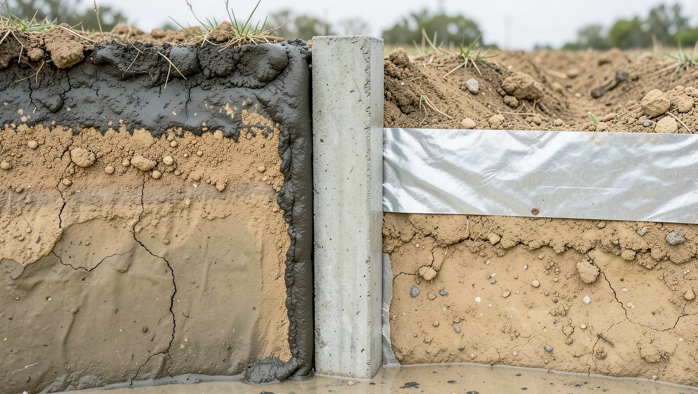 Hydroizolacja pionowa ścian fundamentowych od projektu