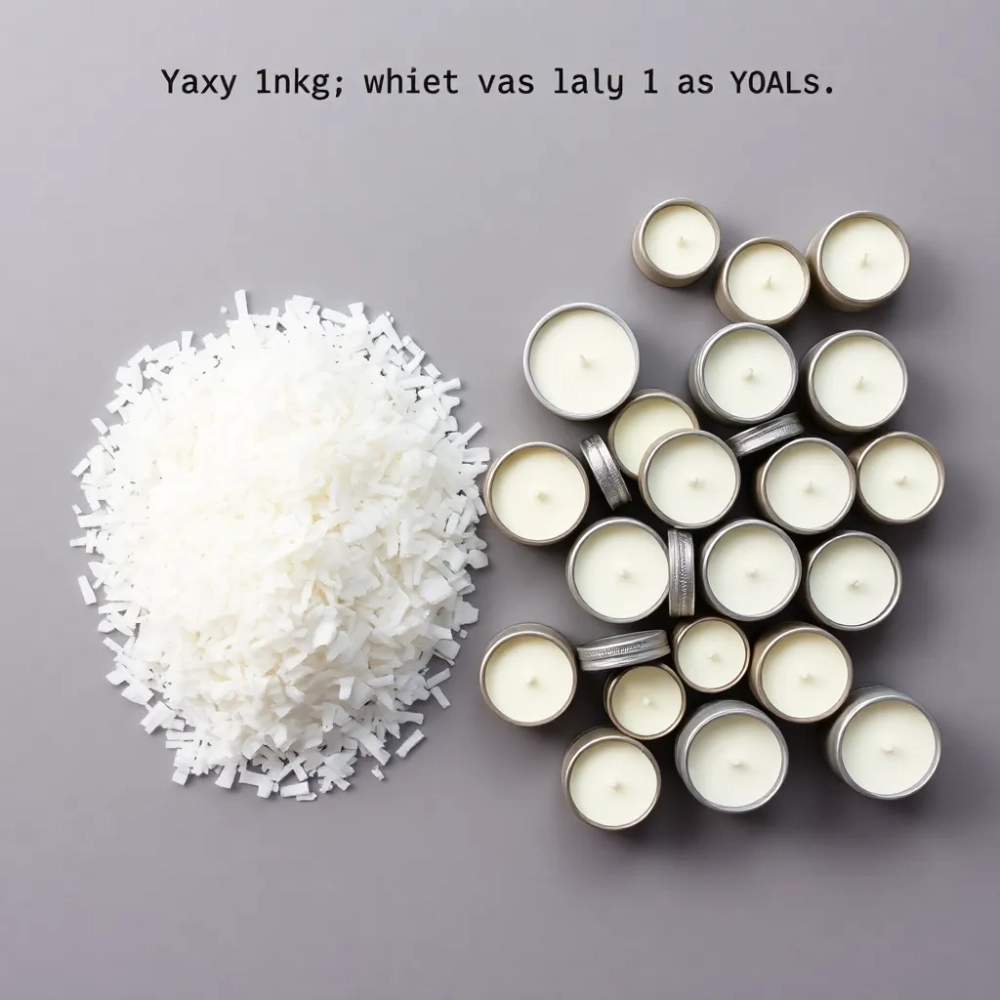 Ile świec z 1 kg wosku sojowego