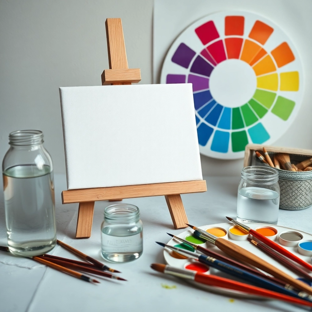 Jak malować farbami akrylowymi na płótnie