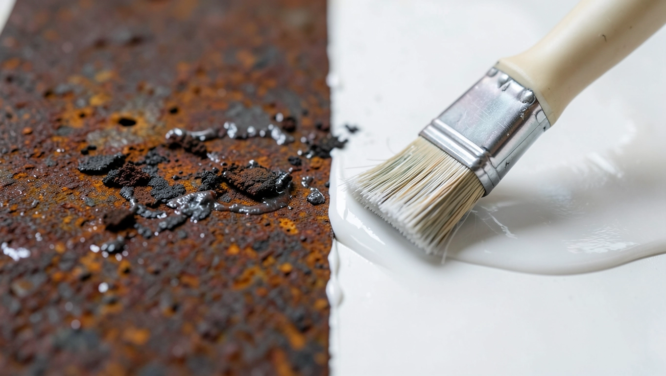 Jak nakładać białą farbę do metalu połysk