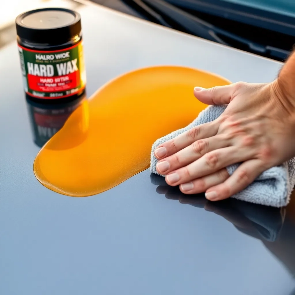 Jak nakładać twardy wosk na samochód