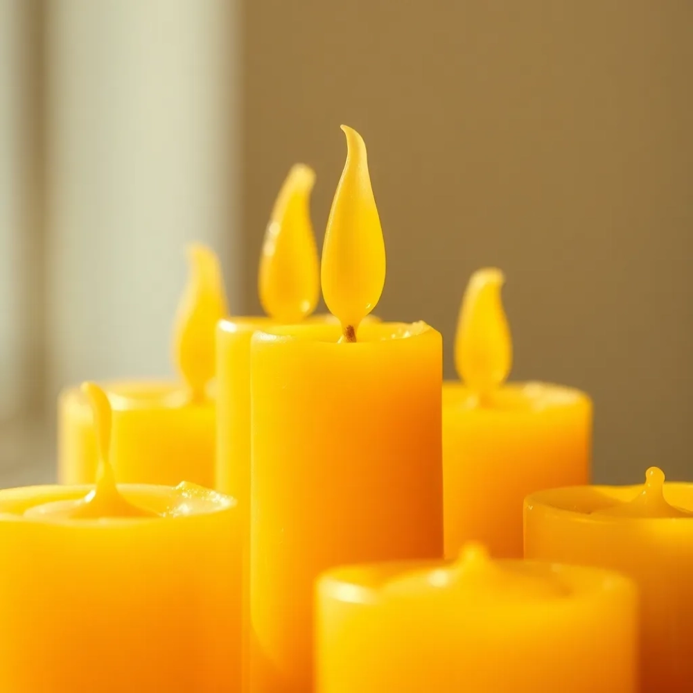 Jak rozpoznać świece z wosku pszczelego