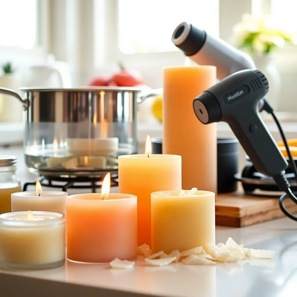 Jak roztopić świeczkę na wosk