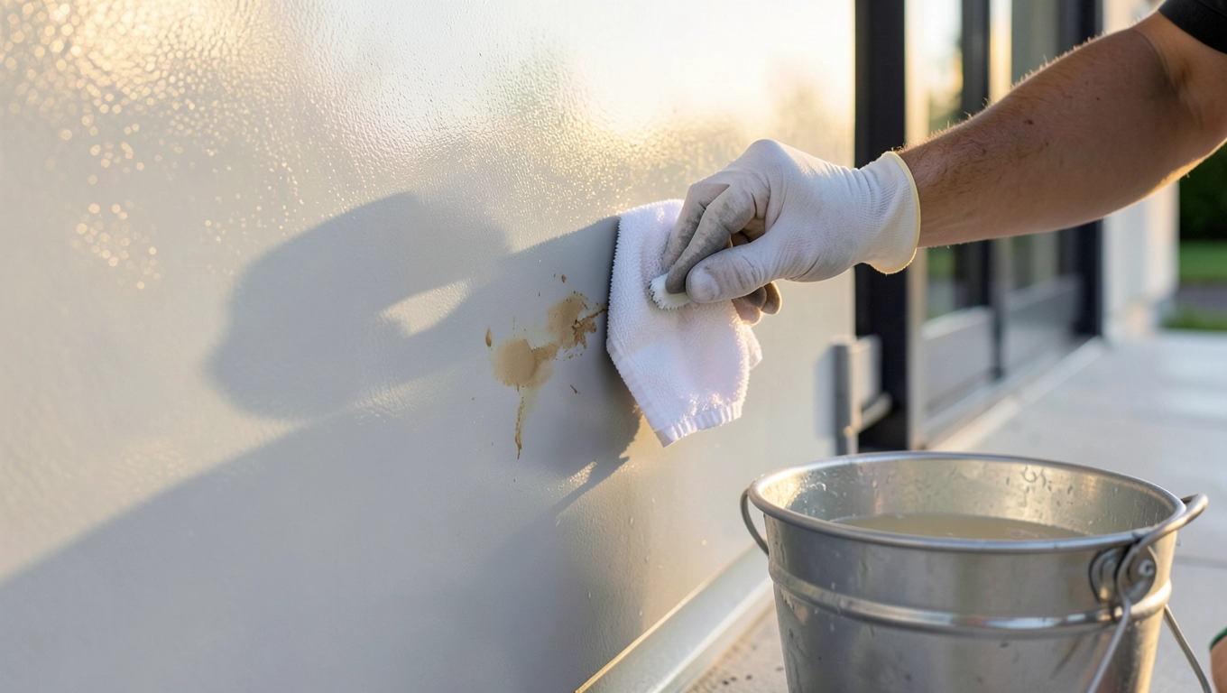 jak usunąć klej montażowy z elewacji