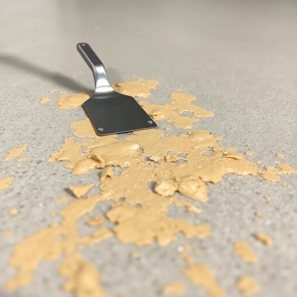 Jak usunąć klej po płytkach z podłogi