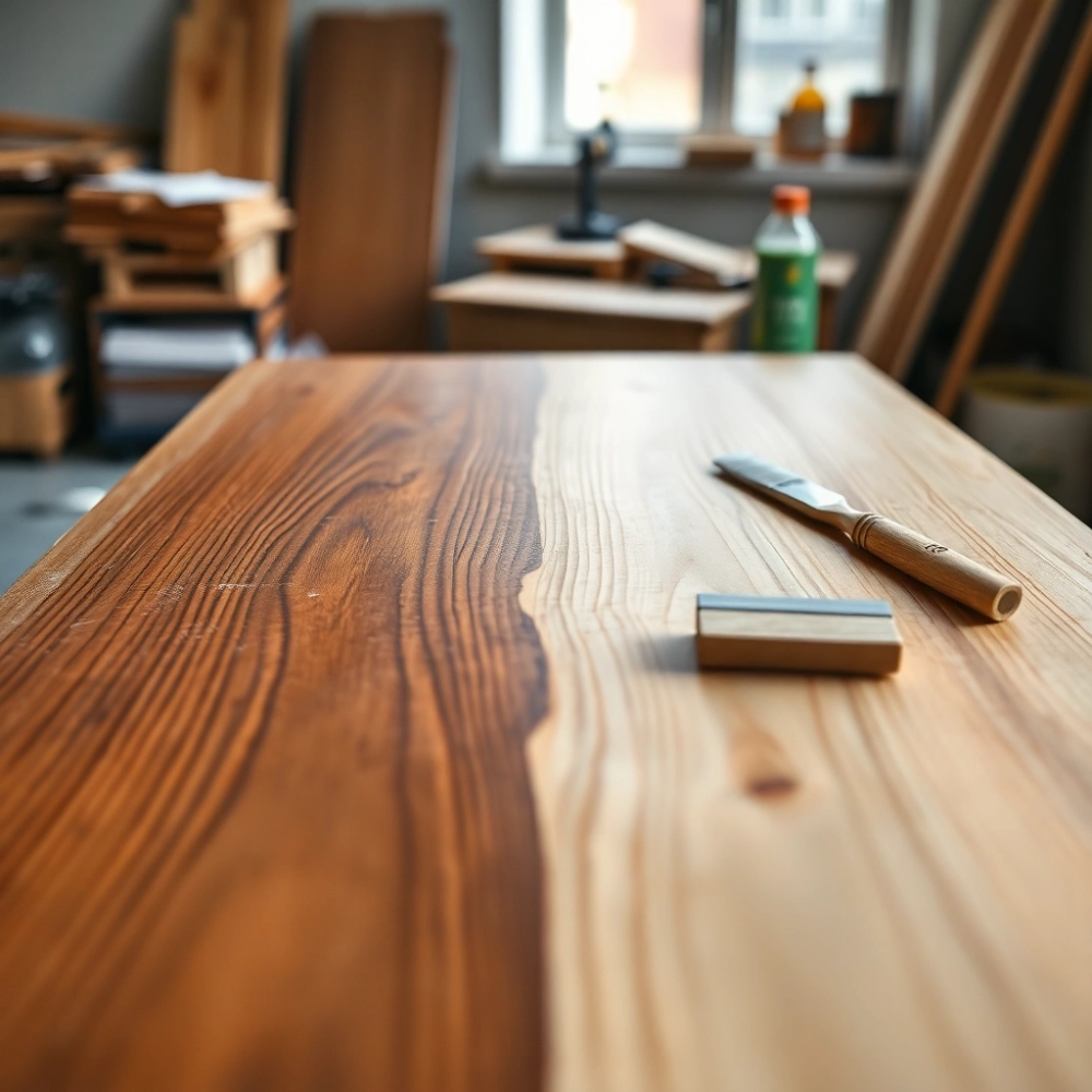 Jak usunąć lakier bezbarwny z drewna