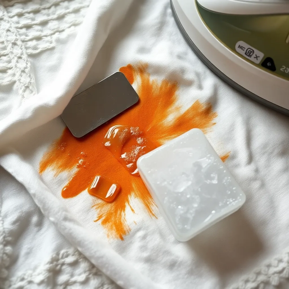 Jak usunąć wosk z ubrania