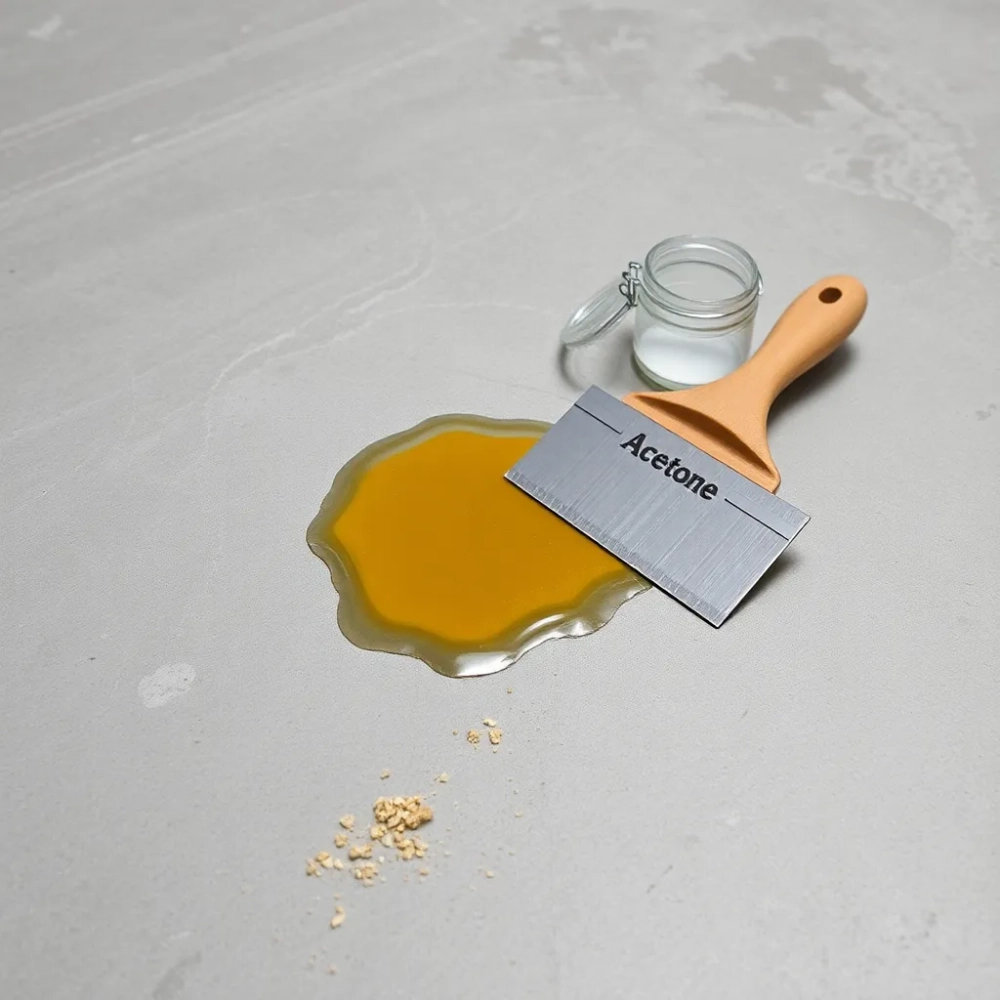 Jak usunąć żywicę epoksydową z podłogi