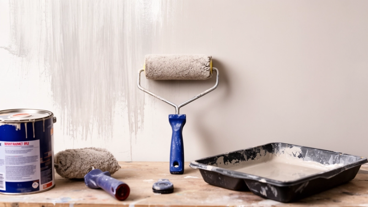 jakim wałkiem malować farbą olejną