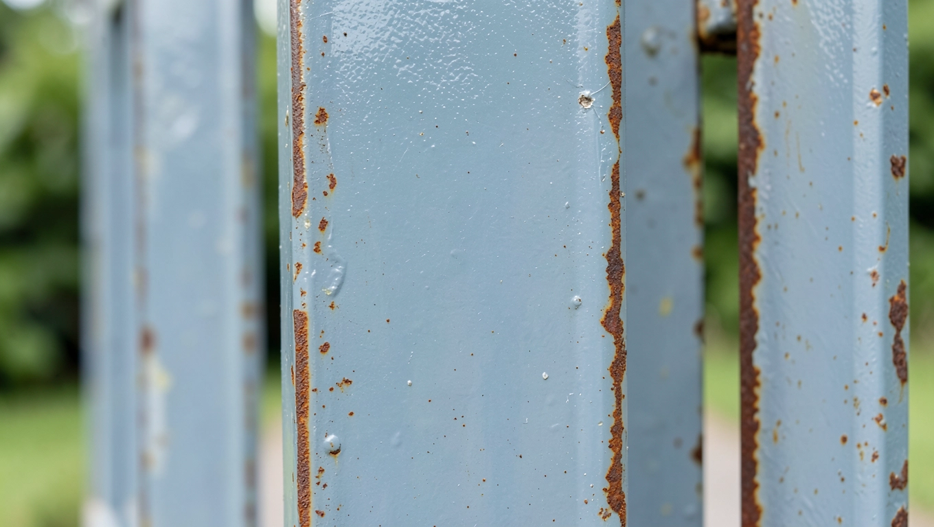 Kiedy zostawić starą farbę na metalu