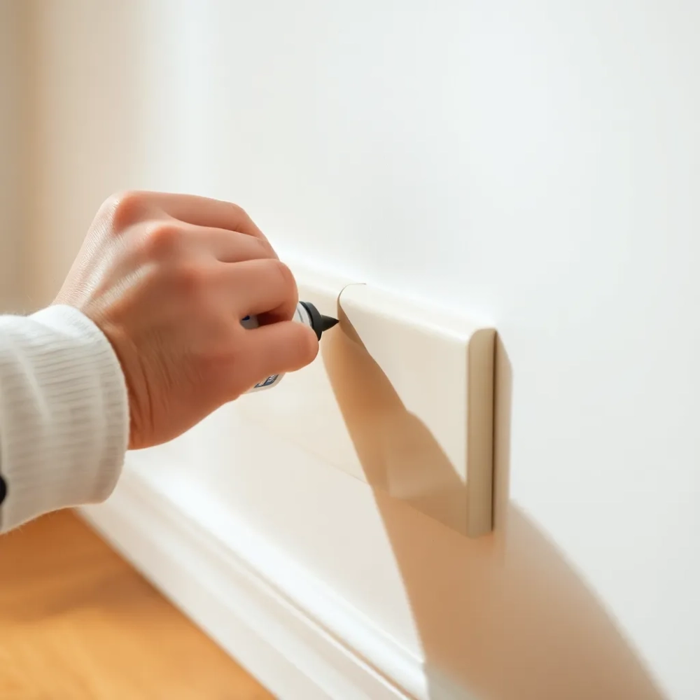 Klejenie listew przypodłogowych PCV