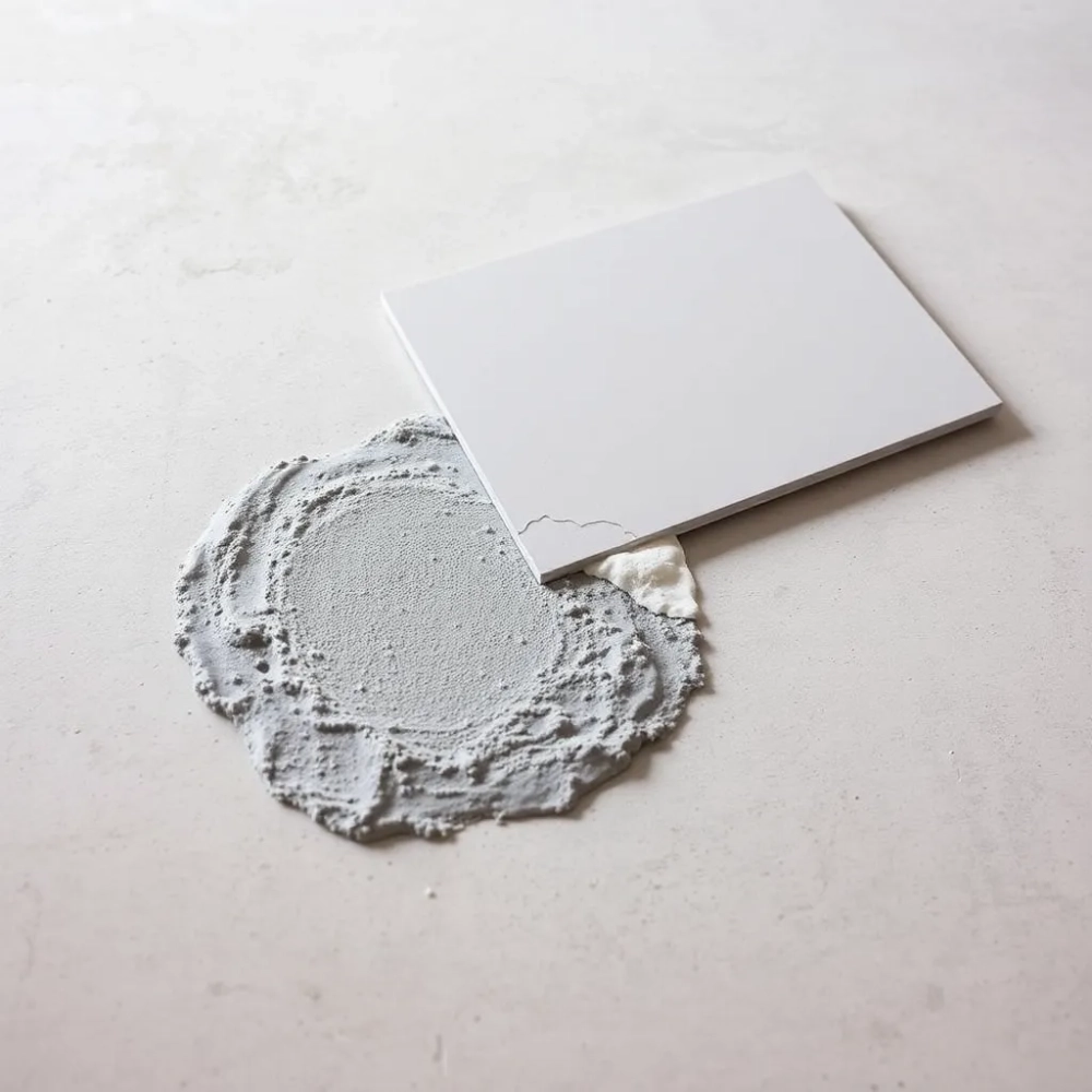 Klejenie płytek na placki