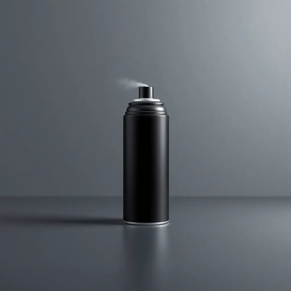 Lakier w sprayu czarny mat