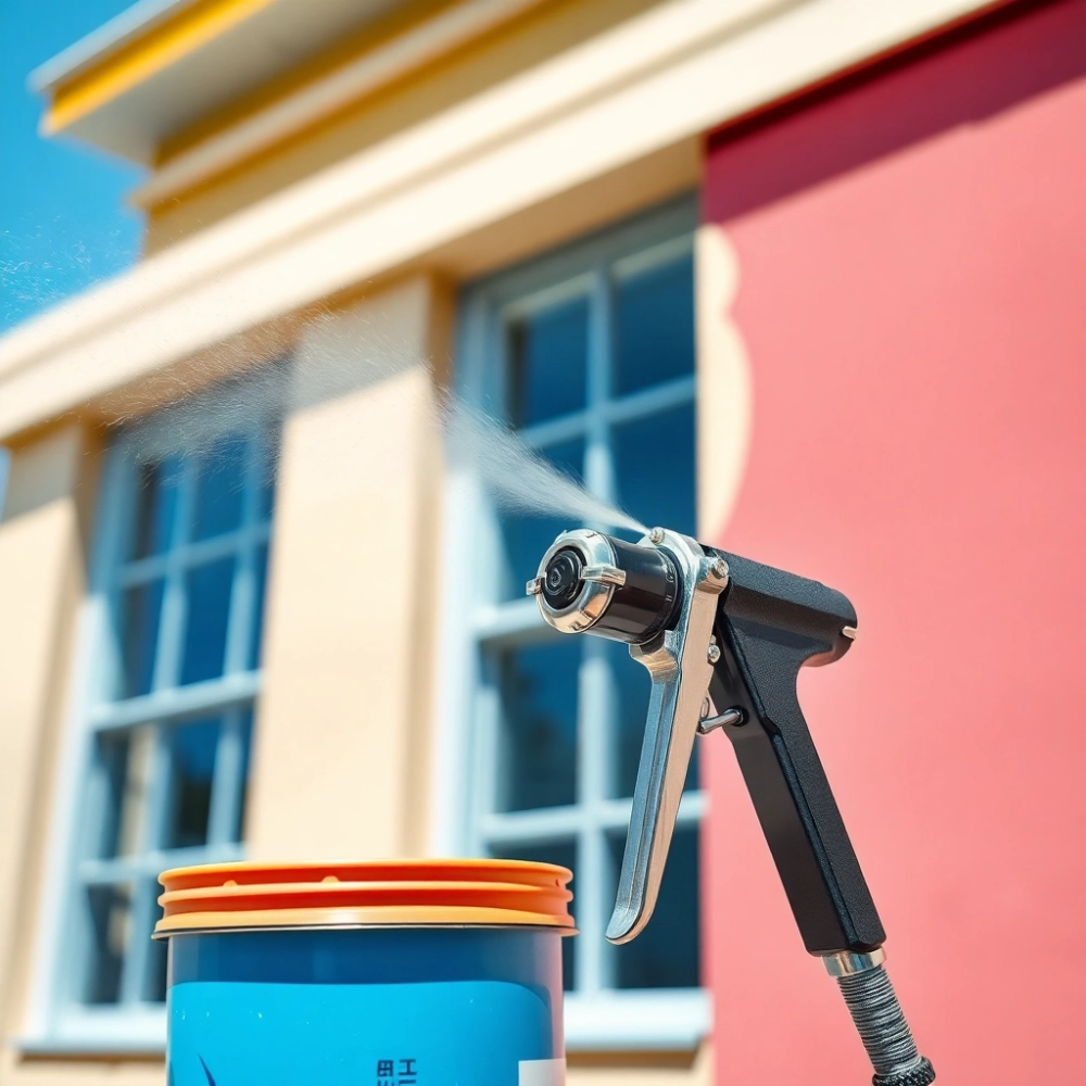 Malowanie Elewacji Pistoletem Natryskowym