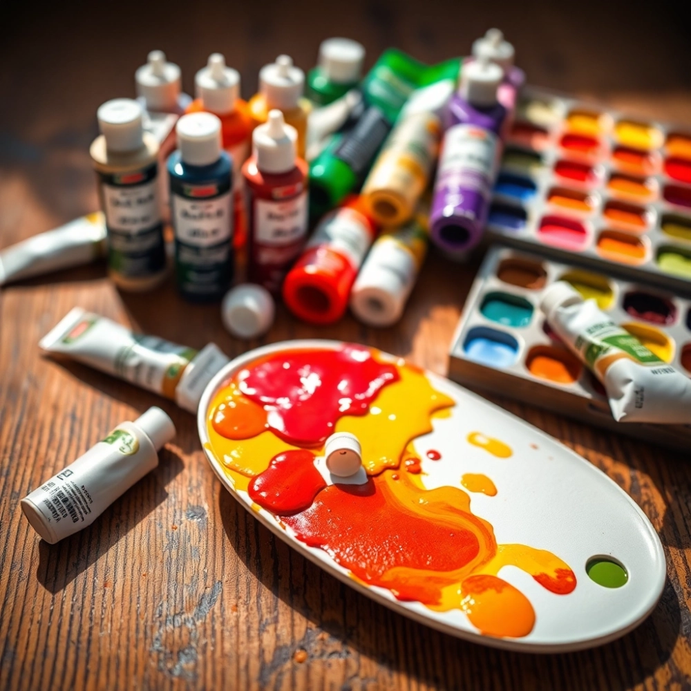 Malowanie na płótnie jakie farby