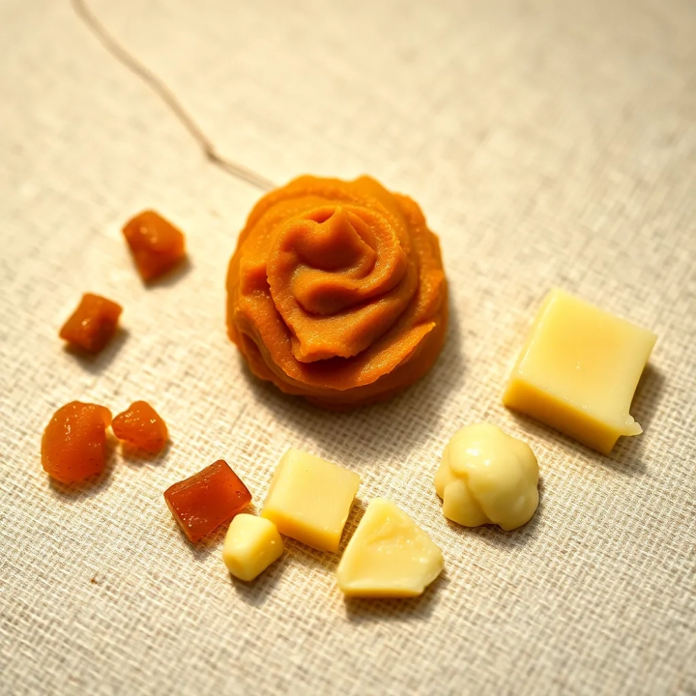 Maść z żywicy wosku i masła