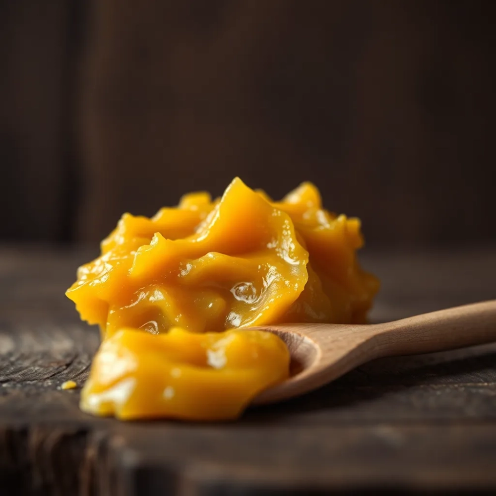 Maść z żywicy wosku pszczelego i smalcu