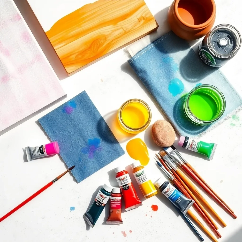 Na czym malować farbami akrylowymi