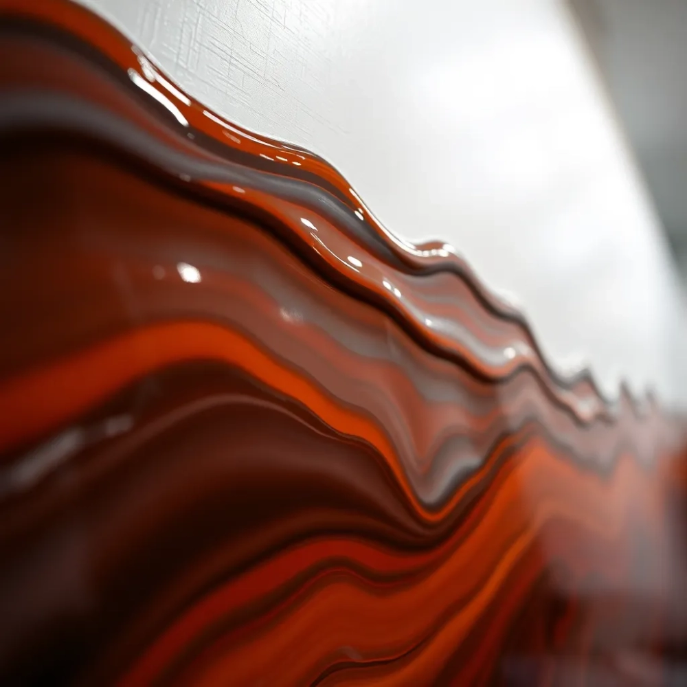 Nakładanie żywicy epoksydowej na ścianę