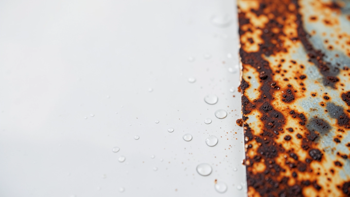 Odporność białej farby na pogodę i rdzę