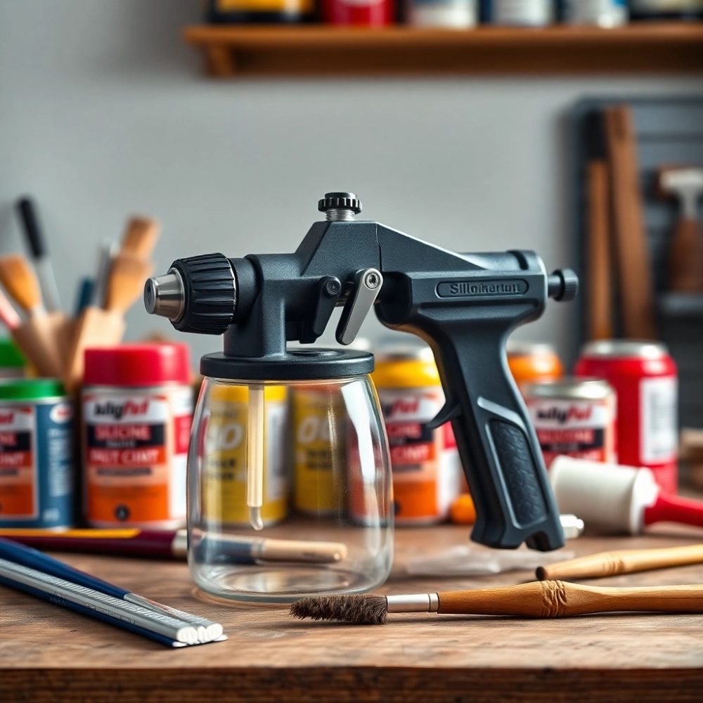 Pistolet do farby silikonowej