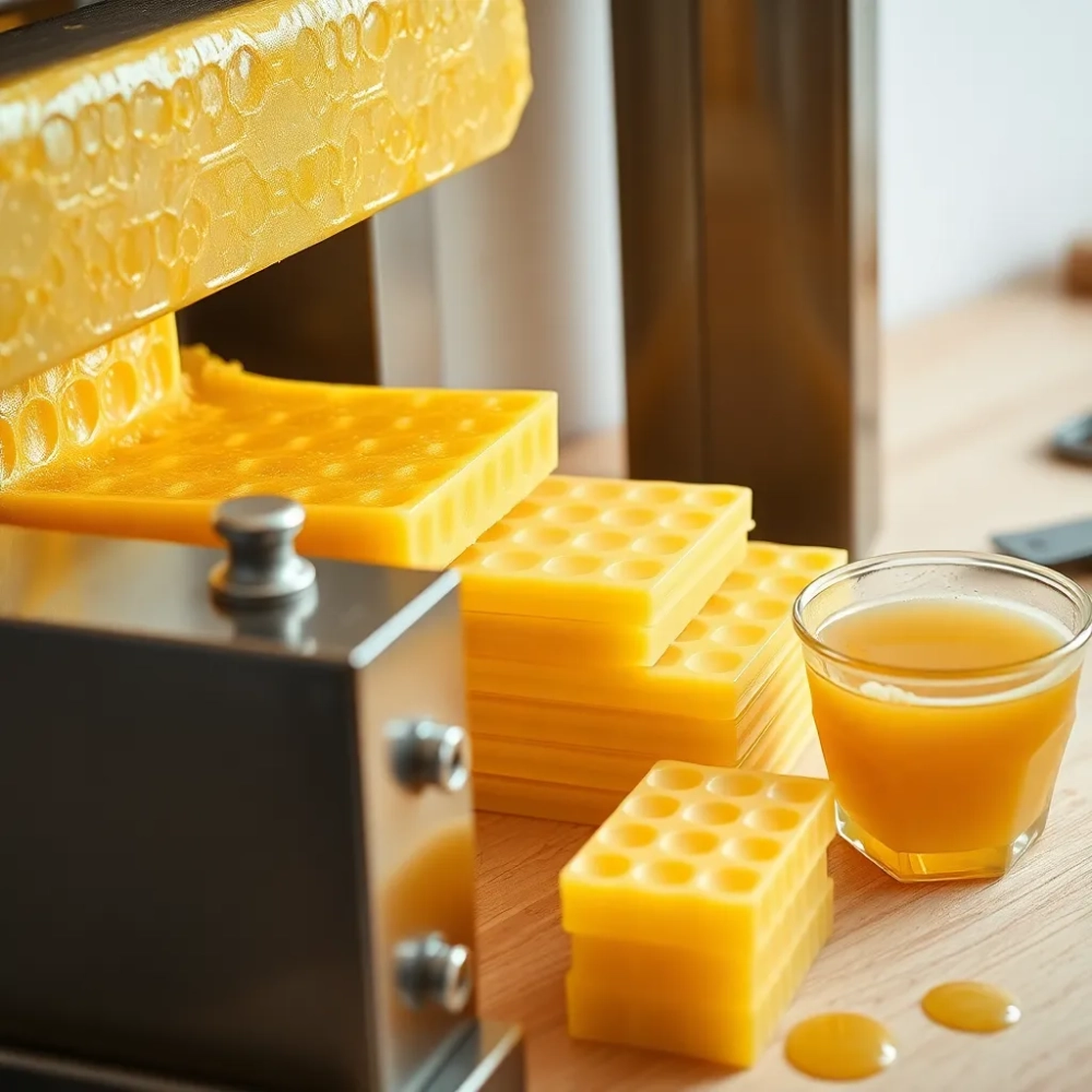 Produkcja węzy pszczelej z powierzonego wosku