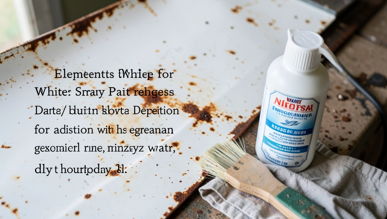 Przygotowanie powierzchni pod białą farbę w sprayu