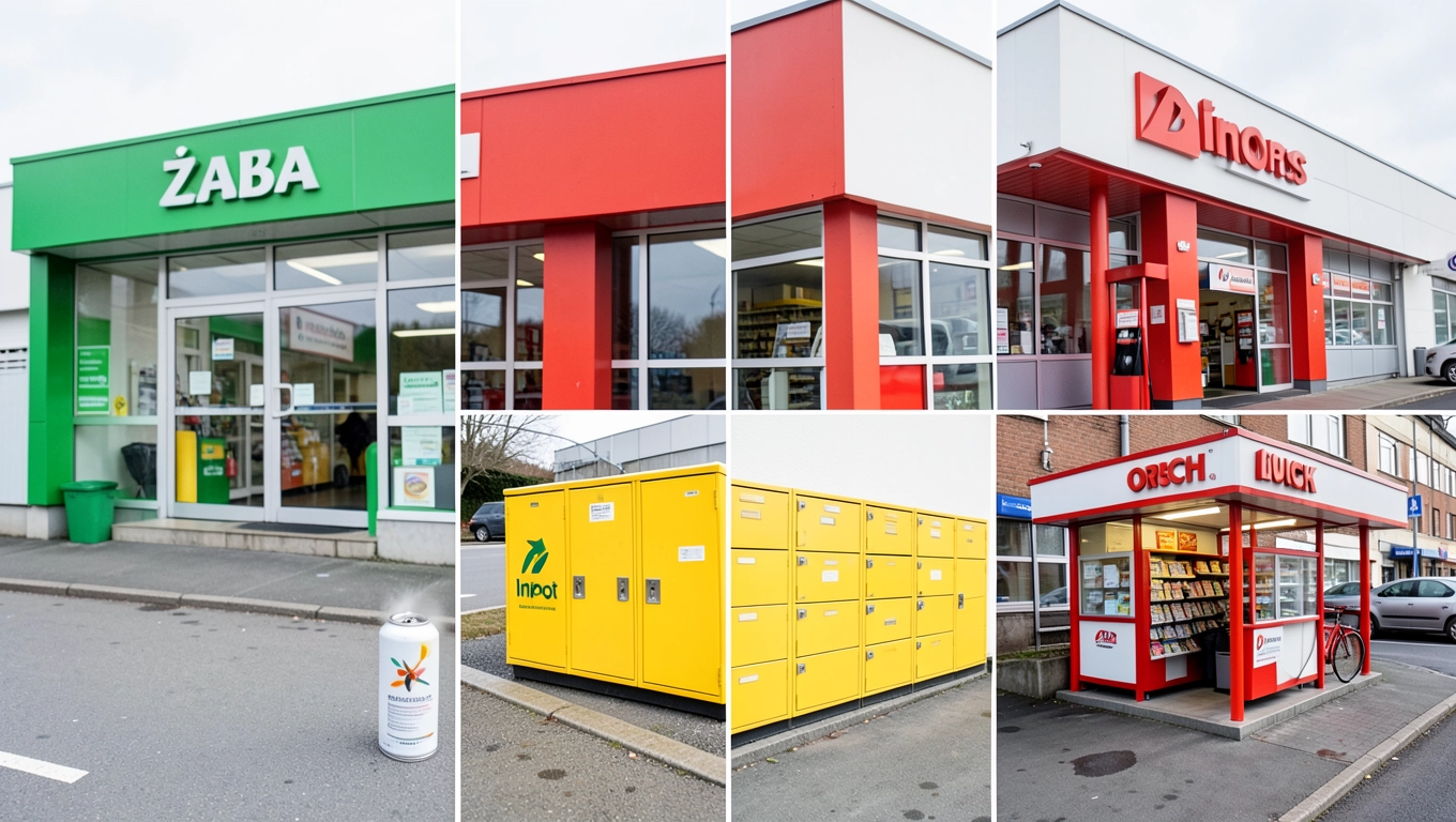 Punkty odbioru farby do metalu białej spray